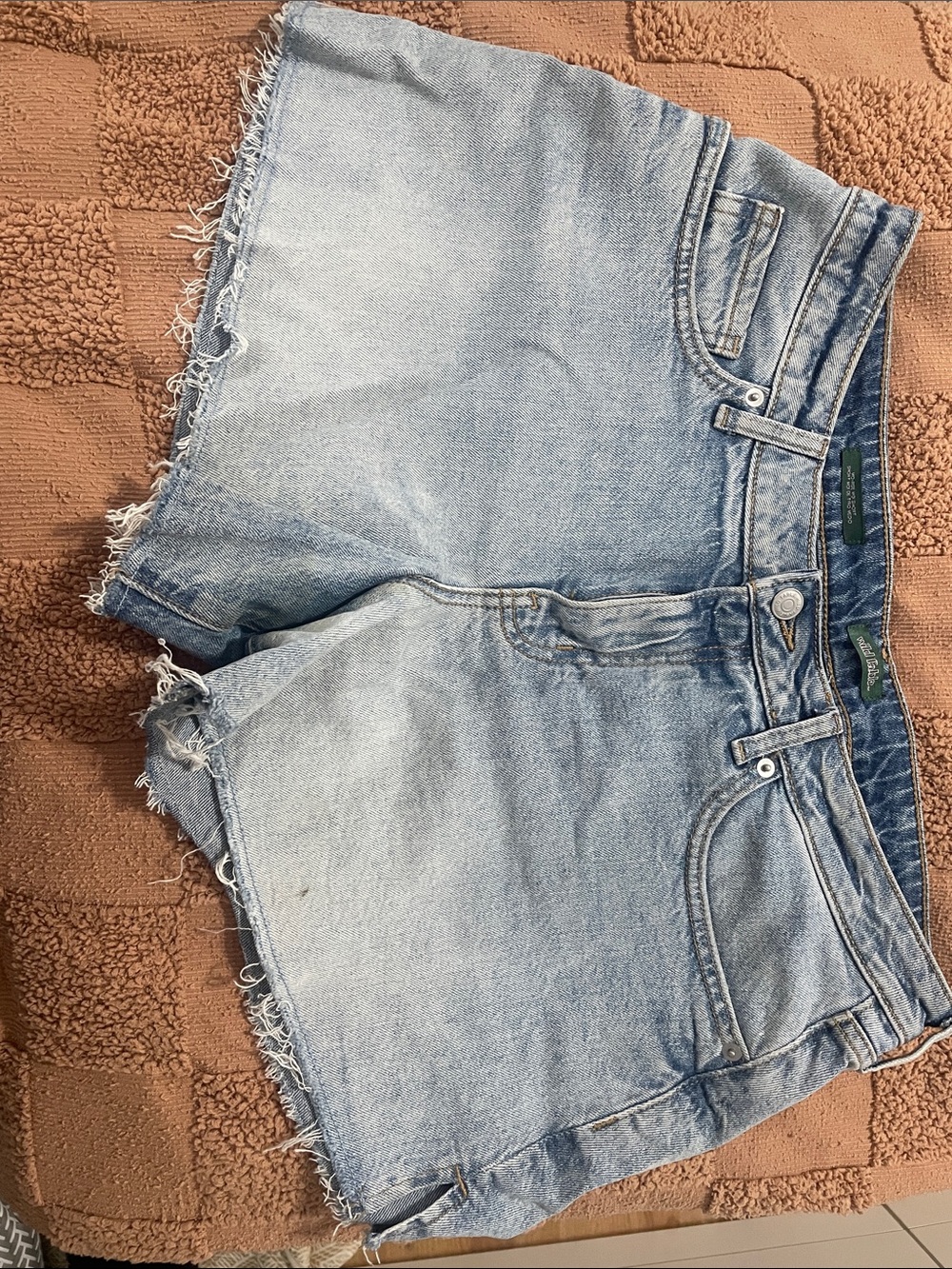wild fable Light Blue Denim Frayed Cutoff Shorts